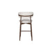 Royce Counter Chair W/Walnut Metal Frame-Beige (2 Per Carton)