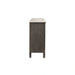 Lisbon Marble Top Dresser-Gray