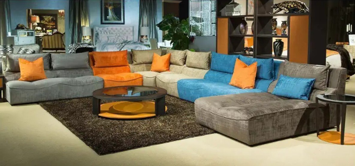AICO Furniture 21 Cosmopolitan Armless Loveseat