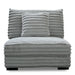 Embrace Armless Chair-Gray