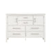 Andover 60" Dresser W/Doors-White