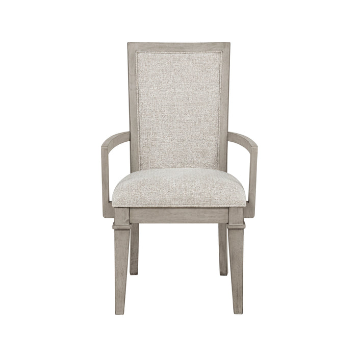 Mariana Upholstered Arm Chair (2 Per Carton)-Vintage Creme