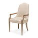AICO Malibu Crest Arm Chair in Crotch Mahogany (Set of 2) image