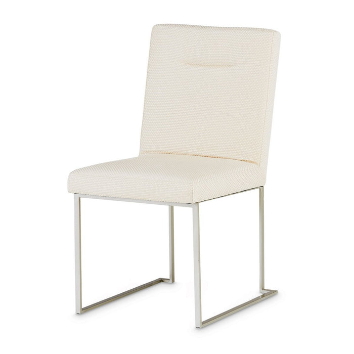 AICO Laguna Ridge Side Chair (Set of 2) in Brushed Silver image