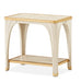 AICO Furniture La Terrazza Rectangular End Table in Silver Mist image