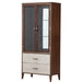 AICO Furniture Houston Display Cabinet in Walnut image