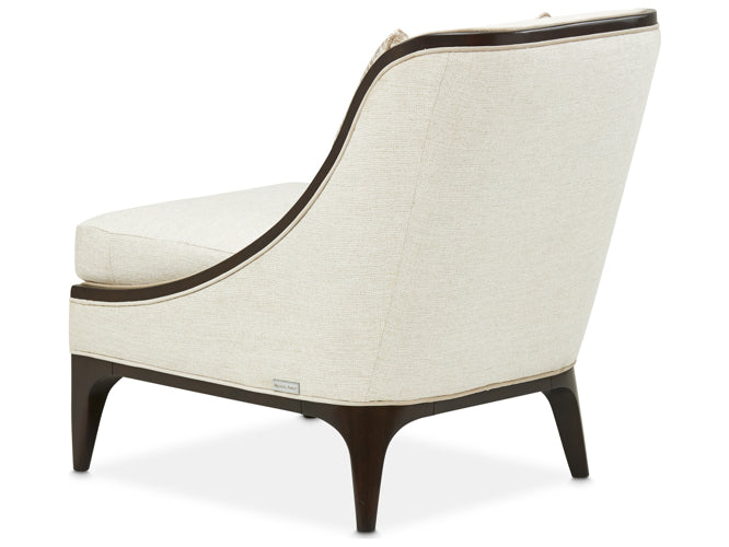 AICO Paris Chic Chair Cremini in Espresso