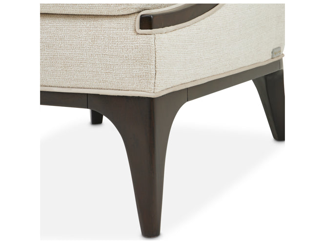 AICO Paris Chic Chair Cremini in Espresso