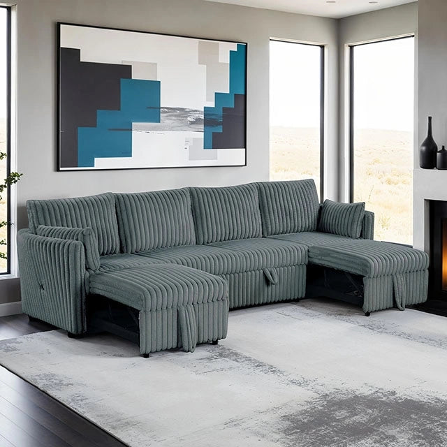 Denholme U-Sectional w/ Pull Out