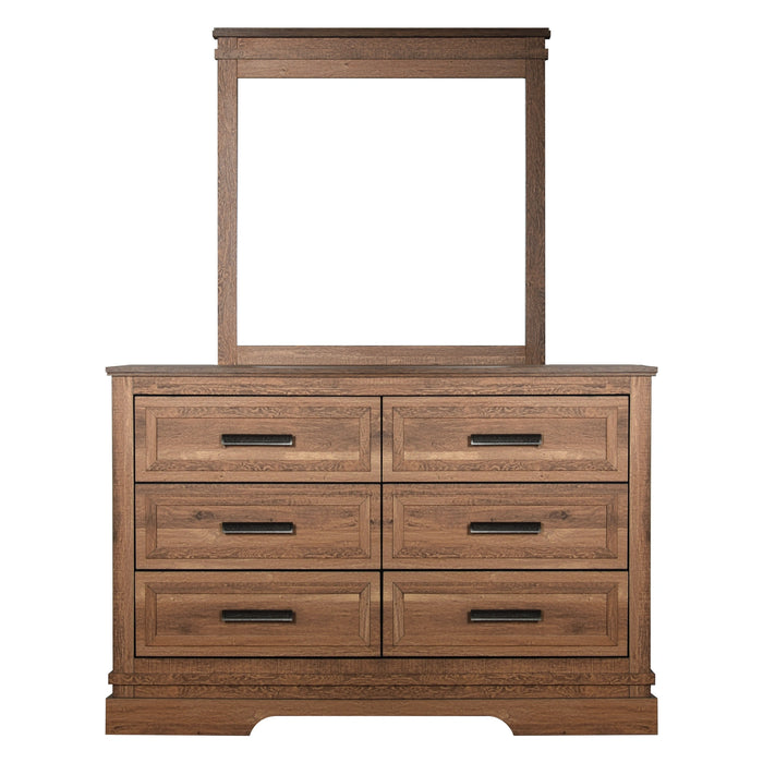 Coventry Hall Mirror-Pecan