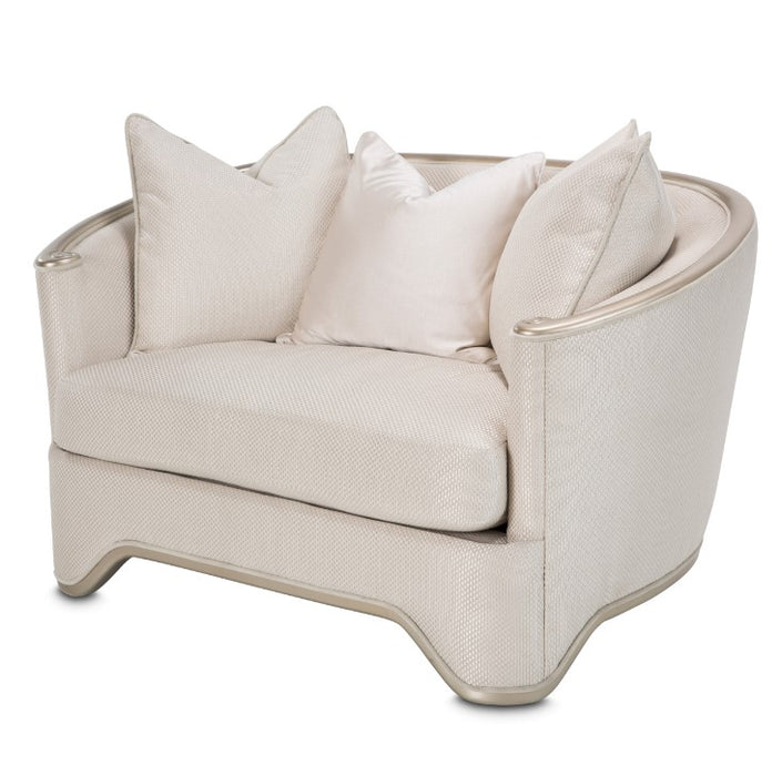 AICO London Place Chair & A Half in Light Champagne image