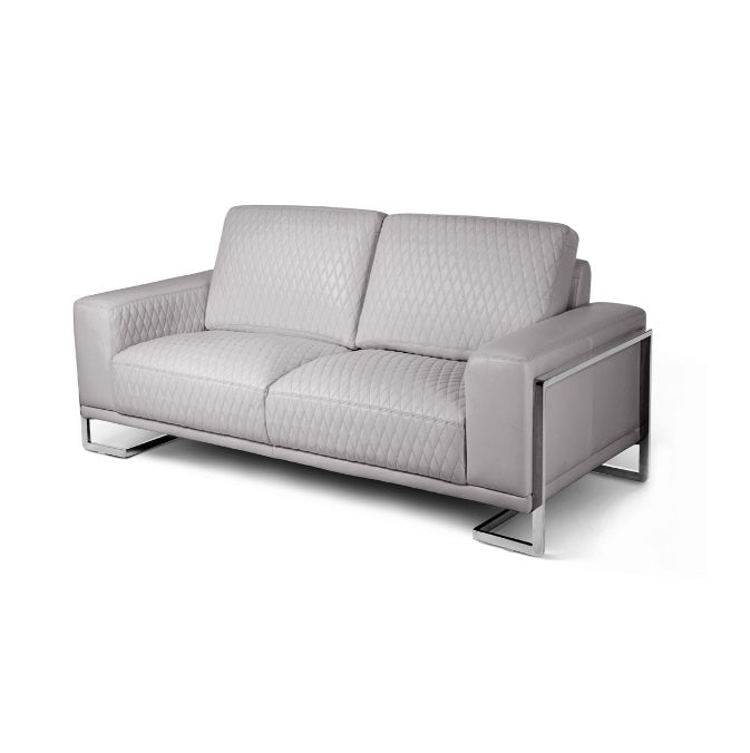 AICO Furniture Mia Bella Gianna Loveseat in Light Gray image