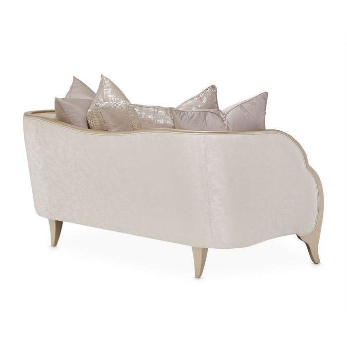 AICO Malibu Crest Loveseat in Chardonnay