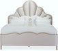 AICO Malibu Crest Cal King Scalloped Panel Bed in Chardonnay image